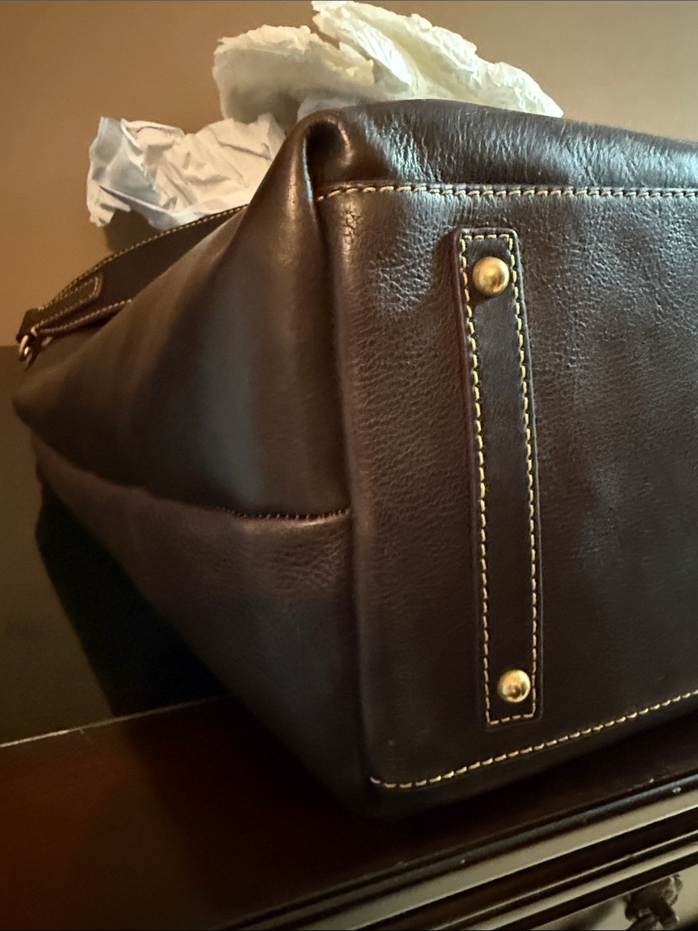 Dooney & Bourke Florentine Camden/Fielding Tmoro Like New - Picture 12 of 13